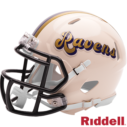 Baltimore Ravens Helmet Riddell Replica Mini Speed Style Retro Collection