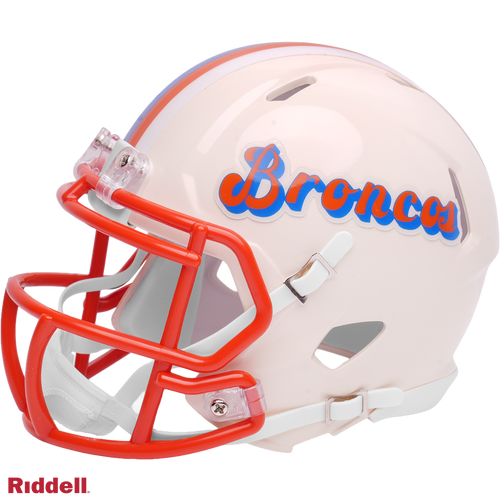 Denver Broncos Helmet Riddell Replica Mini Speed Style Retro Collection
