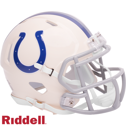 Indianapolis Colts Helmet Riddell Replica Mini Speed Style Retro Collection