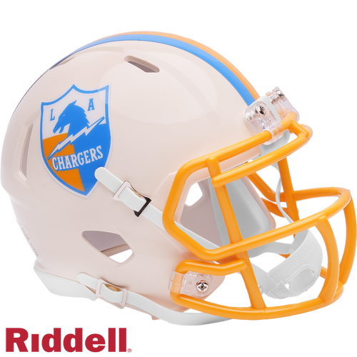 Los Angeles Chargers Helmet Riddell Replica Mini Speed Style Retro Collection