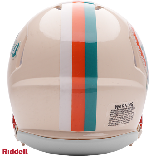 Miami Dolphins Helmet Riddell Replica Mini Speed Style Retro Collection
