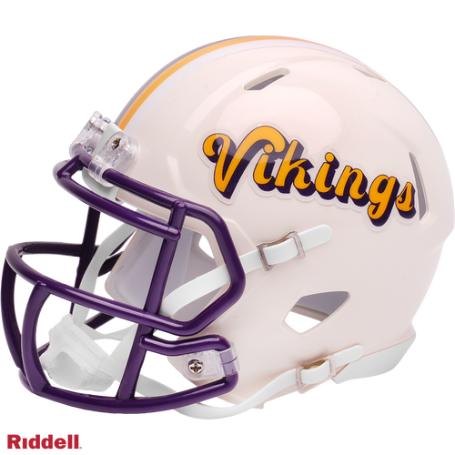 Minnesota Vikings Helmet Riddell Replica Mini Speed Style Retro Collection