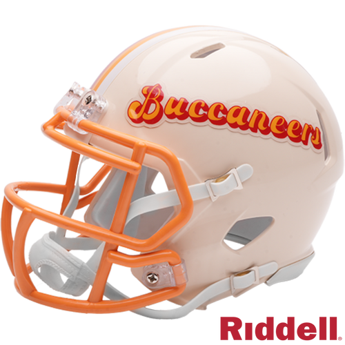 Tampa Bay Buccaneers Helmet Riddell Replica Mini Speed Style Retro Collection