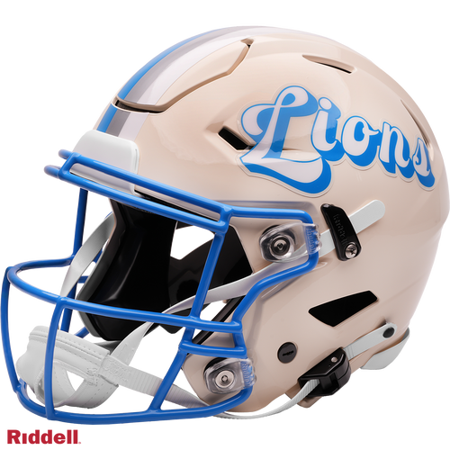 Detroit Lions Helmet Riddell Authentic Full Size SpeedFlex Style Retro Collection