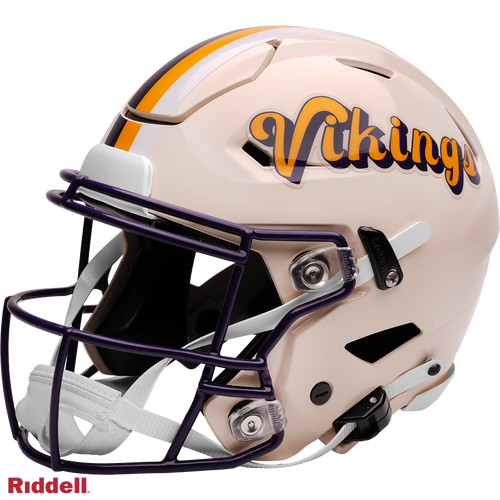 Minnesota Vikings Helmet Riddell Authentic Full Size SpeedFlex Style Retro Collection