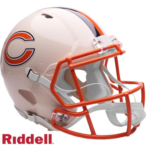 Chicago Bears Helmet Riddell Authentic Full Size Speed Style Retro Collection