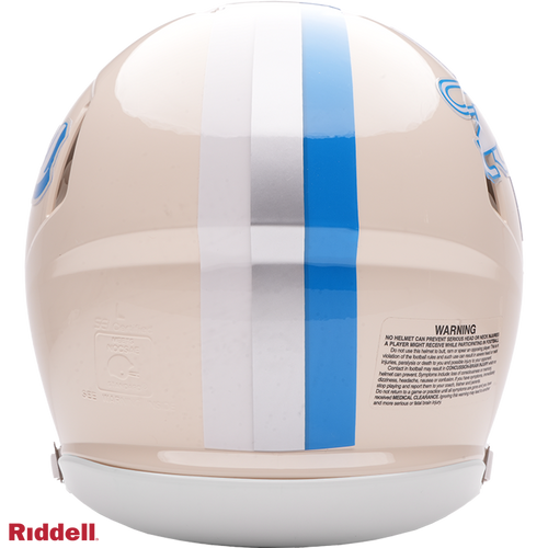 Detroit Lions Helmet Riddell Authentic Full Size Speed Style Retro Collection