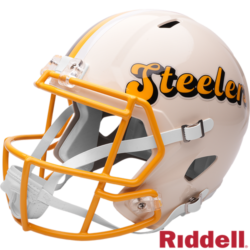 Pittsburgh Steelers Helmet Riddell Replica Full Size Speed Style Retro Collection