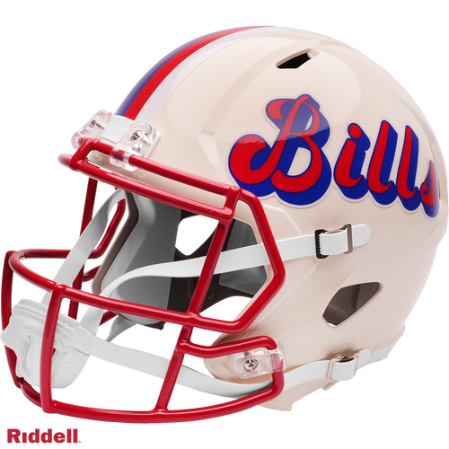 Buffalo Bills Helmet Riddell Replica Full Size Speed Style Retro Collection