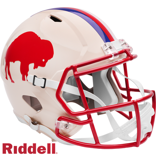 Buffalo Bills Helmet Riddell Replica Full Size Speed Style Retro Collection