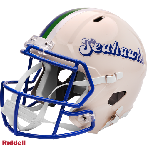 Seattle Seahawks Helmet Riddell Replica Full Size Speed Style Retro Collection