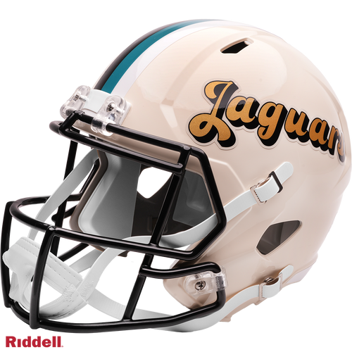 Jacksonville Jaguars Helmet Riddell Replica Full Size Speed Style Retro Collection