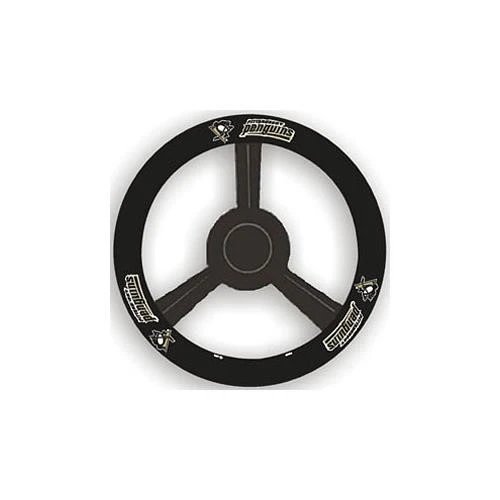 Pittsburgh Penguins Steering Wheel Cover Leather Alternate