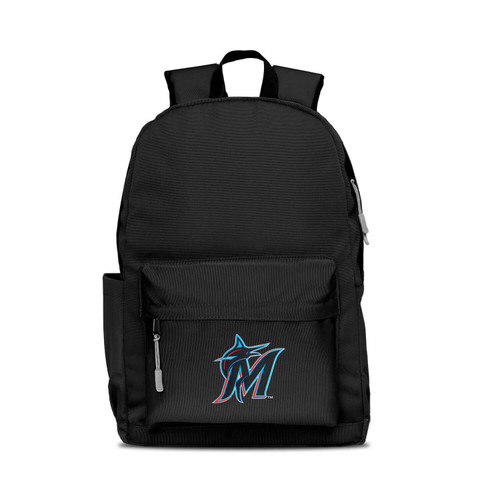 Miami Marlins Backpack Campus Laptop With Gray