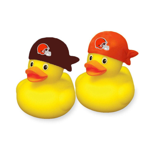 Cleveland Browns Rubber Duck 2 Pack Set