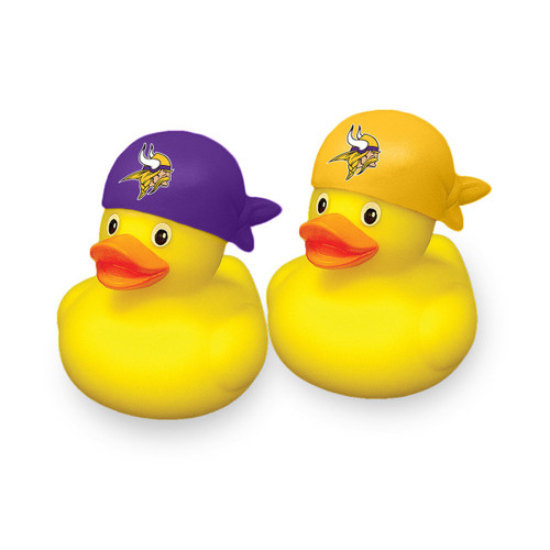 Minnesota Vikings Rubber Duck 2 Pack Set