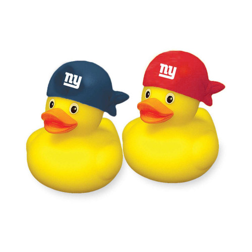 New York Giants Rubber Duck 2 Pack Set