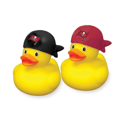 Tampa Bay Buccaneers Rubber Duck 2 Pack Set