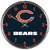 Chicago Bears Round Chrome Wall Clock