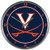 Virginia Cavaliers Clock Round Wall Style Chrome Special Order