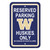 Reserve your spot and show your team pride with the "Original" that started it all.  Great for any room in the house.  This styrene plastic parking sign is 12" x 18"  Made in USA by Fremont Die