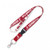 <span>This lanyard is 1 inch in width and a detachable buckle. These lanyards come in the vibrant colors of your favorite team. Made in both China and the USA. Made by Wincraft.</span>