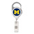 Officially licensed premium badge holders are a great item for those who are required to wear ID badges. The carabiner style metal clip allows for easy attachment. These 2 1/2" premium badge holders feature an anti-rotational cord that measures 34" and have a domed decoration on both sides. Made By Wincraft, Inc.