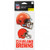 A set of two NFL licensed Die Cut decals are made of outdoor vinyl, permanent adhesive, image cut to the outside dimension of logo, full color detail is printed with a 3 year outdoor rating. Supplied with a clear liner, clear transfer tape, and application instructions. Each decal is 4" in size. Made in USA. Made By Wincraft, Inc.