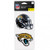 Jacksonville Jaguars Decal 4x4 Perfect Cut Set of 2