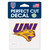 Northern Iowa Panthers Decal 4x4 Perfect Cut Color Special Order