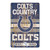 Indianapolis Colts Sign 11x17 Wood Slogan Design