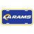 Los Angeles Rams License Plate Plastic Special Order