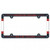 <span>Full Color License Plate Frame for a standard car license plate, front or back; is molded in durable plastic and top surface printed with a durable ink on the entire surface. The design maximizes space for tab sticker clearance. Made in USA. Made by Wincraft.</span>