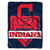 This is the softest, brightest, and plushest printed blanket on the planet! This luxurious throw can be used at the game, on a picnic, in the bedroom, or cuddle under it in the den while watching the game. These blankets are extra warm and have superior durability. They are easy to care for, and are machine washable and dryable. The throw blanket is made of acrylic and polyester, and is 60"x80" in size. Made By Northwest Company.