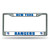 Show everyone who you root for with this chrome license plate frame! Features your favorite team's name and logo, and has pre-drilled holes for easy mounting. The chrome frame is very durable and will last for a long time! They are also a great gift for a fan. Made by Rico.