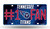 Show off your team spirit with this aluminum license plate! They are 1/16" thick and 6"x12" in size. These are great for the car, or even to display at home or the office. They feature bright, vibrant colors that will catch anyone's eye!. Made By Rico Industries