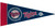 This set of eight mini pennants is the perfect decoration for a party, kids room, rec room, a bar, or anyplace imaginable. Each pennant is 4"x9" in size and made of felt. They feature your favorite team's colors and design. Made By Rico Industries