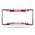 Heavy-duty chrome frame features your the team name and logo in raised letters and vibrant team colors, with pre-drilled holes for easy mounting on any vehicle. Made by Rico Industries.