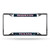 Heavy-duty chrome frame features your the team name and logo in raised letters and vibrant team colors, with pre-drilled holes for easy mounting on any vehicle. Made by Rico Industries.