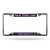 Heavy-duty chrome frame features your the team name and logo in raised letters and vibrant team colors, with pre-drilled holes for easy mounting on any vehicle. Made by Rico Industries.