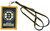 This lanyard with attached nylon ID case is perfect for work or the game! The ID case has a zipper pocket to put your ID, credit card or money in. The ID case is printed with your teams logo and outlined with beads. The lanyard is encrusted with a double row of team color beads. It is approximately 22" long. The ID case is approximately 3"x2" in size. Made By Rico Industries