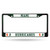 Let everyone know who you're rooting for with this Color Chrome License Plate Frame from Rico Industries! This frame is officially licensed and easy to mount on just about any license plate.&nbsp;The frame measures at 12 x 6 with plastic team inserts at the top and bottom of the frame. Its decorated in vibrant team colors and its Zinc Metal construction makes it resistant to the elements. Made By Rico Industries.