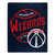 Washington Wizards Blanket 50x60 Raschel Blacktop Design Special Order