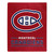 Montreal Canadiens Blanket 50x60 Raschel Interference Design Special Order