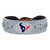 Support your team by wearing a classic team  bracelet! This handmade bracelet is made of genuine leather. The bracelet also features a ceramic bead and elastic loops for closure. There are two loops for adjustable sizing, making sure your bracelet is secure. One size fits all, and will fit most children and adults. Not recommended for children under 5. Made By Gamewear