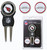 Divot tool includes 3 double-sided marker and comes in a nickel finish. Made By Team Golf