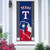 Dress up your home! This door banner is a great way to show your team pride on any standard size interior or exterior door! The adjustable design allows it to fit any door up to 84 inches tall. Installs and removes in seconds. The fabric is machine washable and UV resistant for use season after season. Made By Team Promark