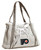 How about a bag that looks and feels like your favorite hoodie sweatshirt? The hoodie purse is just that! This purse features metal grommets, hoodie lacing, a working kangaroo pocket, white ribbing and zig-zag stitching. It measures 15.5" in length, 4" in width, and 9.75" in height. Made By Little Earth