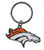 Our chrome key chain is logo cut and enamel filled with a high polish chrome finish. The keychain is approximately 6"x2" in size, and the team logo is approximately 1.25"x2" in size. Made By Siskiyou