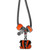 We have combined the wildly popular Euro style beads with your favorite team to create our bead necklace. The 18 inch snake chain features 4 Euro beads with enameled team colors and rhinestone accents with a high polish, nickel free charm and rhinestone charm. Perfect way to show off your team pride. Made By Siskiyou Gifts.
